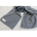 K35 Gorgeous Dark Gray Color 100% Pashmina Knitted Scarf 12" x 60" Made in Nepal